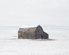 Barn in Winter Poster Print by Leah Straatsma # LSRC079