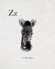 Z is for Zebra Poster Print by Leah Straatsma # LSRC047Z