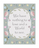 World Border Poster Print by Leah Straatsma # LSRC031A4