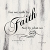 Walk by Faith Poster Print by Linda Spivey # LS1799