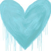 Big Hearted Aqua  Poster Print by Lindsay Rodgers # LSG116648