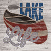 Lafe Life Canoe Poster Print by Kate Sherrill # KS138