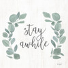 Stay Awhile Eucalyptus Poster Print by Kate Sherrill # KS168