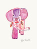 Edith the Elephant Poster Print by Kait Roberts # KR606
