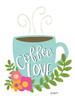 Coffee Love Poster Print by Lisa Larson # LAR382