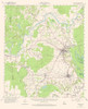 Marksville Louisiana Quad - USGS 1962 Poster Print by USGS USGS # LAMA0001