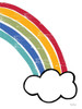 Happy Rainbow II Poster Print by Lisa Larson # LAR408