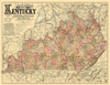 Kentucky - Lloyd 1862 Poster Print by Lloyd Lloyd # KYZZ0003
