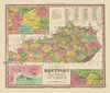 Kentucky, Tennessee Counties - Tanner 1833 Poster Print by Tanner Tanner # KYZZ0016