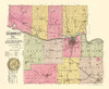Shawnee Kansas - Everts 1887 Poster Print by Everts Everts # KSSH0004