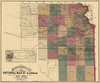 North East Kansas - Mitchell 1859 Poster Print by Mitchell Mitchell # KSZZ0008