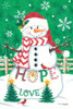 Merry Snowman Poster Print by Lisa Kennedy # KEN1079