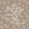 Dog Cat Poster Print by Gigi Louise # KBSQ089A