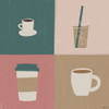 Coffee Types Poster Print by Gigi Louise # KBSQ088A