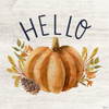 Hello Pumpkin Hello Poster Print by Gigi Louise # KBSQ070A
