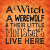 Witch Werewolf Poster Print by Gigi Louise # KBSQ042A