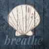 Breathe Shell Poster Print by Gigi Louise # KBSQ026A