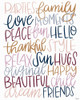 Fun Words Poster Print by Gigi Louise # KBRC125A