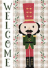 Welcome Nutcracker Flag Poster Print by Gigi Louise # KBRC083