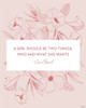 Floral Coco Chanel Poster Print by Gigi Louise # KBRC088A