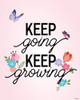 Keep Growing Butterflies Poster Print by Gigi Louise # KBRC098B