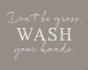 Wash Hands Poster Print by Gigi Louise # KBRC101A