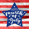Happy Fourth Poster Print by Kimberly Allen # KASQ2082A