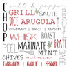 Chop Red Poster Print by Kimberly Allen # KASQ2075C