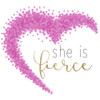 She is Fierce 2 Poster Print by Kimberly Allen # KASQ1948B