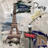 Paris Paris Poster Print by Kimberly Allen # KASQ1947B