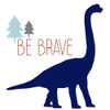 Brave Dino 1 Poster Print by Kimberly Allen # KASQ1984A