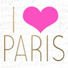 I LOVE Paris 2 Poster Print by Kimberly Allen # KASQ1954B