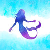 Always Be a Mermaid 3 Poster Print by Allen Kimberly # KASQ1750C