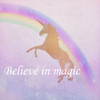 Believe in Magic Unicorn Poster Print by Allen Kimberly # KASQ1745A
