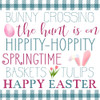 Bunny Crossing Square Poster Print by Allen Kimberly # KASQ1772
