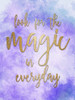Look for the Magic Gold Poster Print by Kimberly Allen # KARC1905A2