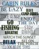 Cabin Rules Poster Print by Kimberly Allen # KARC1935C