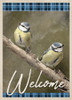 Welcome Blue Birds Poster Print by Allen Kimberly # KARC1822A