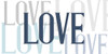LOVE Poster Print by Kimberly Allen # KARN384