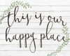 Happy Place Poster Print by Allen Kimberly # KARC1740B