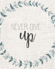 Never Give Up Poster Print by Kimberly Allen # KARC1994C