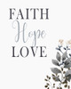 Faith Hope Love Poster Print by Allen Kimberly # KARC1960B