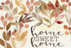 Home Sweet Home Leaves Poster Print by Allen Kimberly # KARC1669G