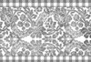 Gingham Floral Gray Poster Print by Allen Kimberly # KARC1655A