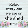 She Shed Time Poster Print by Jamie Phillip # JS366B