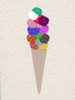 Ice Cream 2 Poster Print by Jamie Phillip # JRV101B