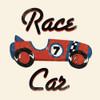 Race Car Poster Print by Jace Grey # JGSQ1061B