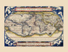 World - Ortelius 1598 Poster Print by Ortelius Ortelius # ITWO0005