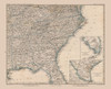 South East US - Stielers - 1885 Poster Print by Stielers Stielers # ITUS0006