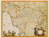 Tuscany Region Italy - Blaeu 1635 Poster Print by Blaeu Blaeu # ITTU0010